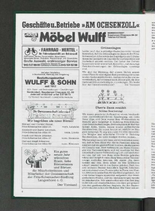 Die Genossenschaft informiert