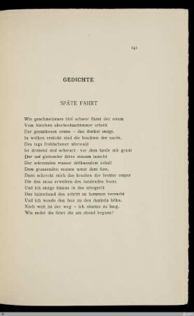 Gedichte / [Ernst Gundolf]