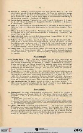 Incunabeln (Nr. 948 - 952)
