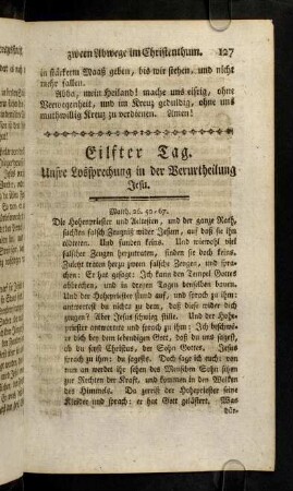 127-145, XI. Unsre Lossprechung in der ...