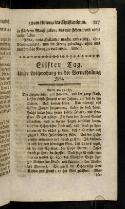 127-145, XI. Unsre Lossprechung in der ...