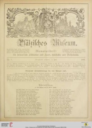 Nr. 7 (1. Juli 1886)