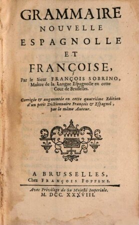 Nouvelle grammaire espagnole