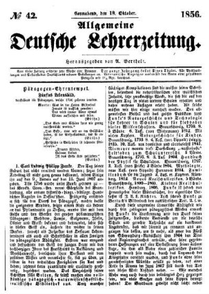 Pädagogen-Ehrentempel : fünftes Lebensbild, betreffend die Pädagogen, welche 1756 geboren wurden