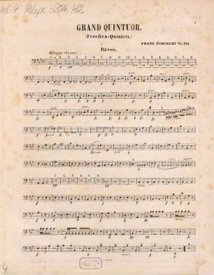 Grand quintuor : (Forellen-Quintett) : op. 114