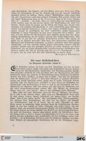 32: Ein neuer Griffelkunst-Poet : zu Alexander Friedrichs "Faust II"