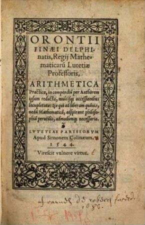 Arithmetica practica