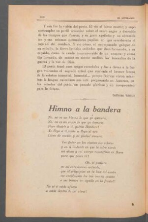 Himno a la bandera