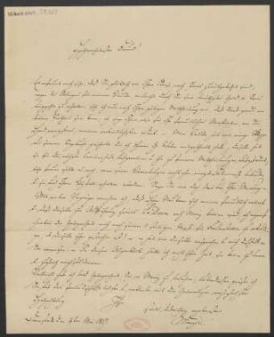 Brief an B. Schott's Söhne : 04.05.1837