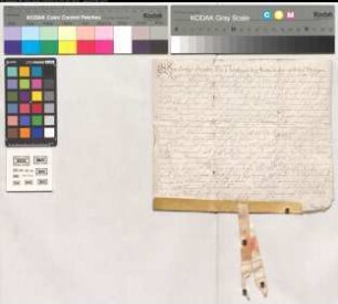 Werden.-Lehnsbrief des Abts Theodor für Ludger auffm Bleck (zum Revers Nr. 3961). - Or., Sekretsiegel ab, Unterschrift