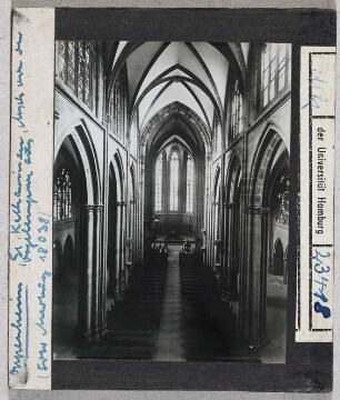 Oppenheim: Katharinenkirche, Inneres von der Orgelempore aus