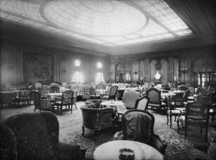 Hochseepassagierdampfer "Imperator" der Hapag Hamburg (Hamburg-Amerika-Linie). Rauchsalon