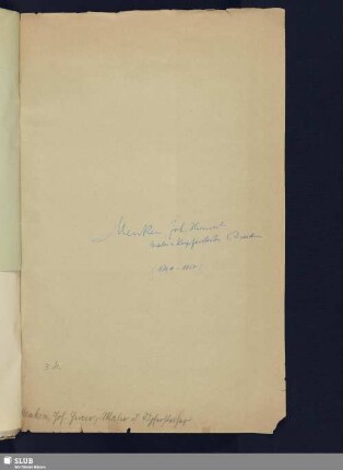 Nr. 183-185. Menken, Johann Heinrich