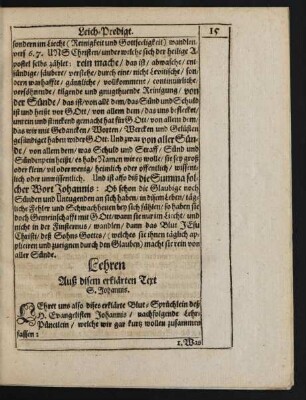 Lehren Auß disem erklärten Text S. Johannis.