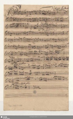 Violino 1[m]o. e Hautb[ois].