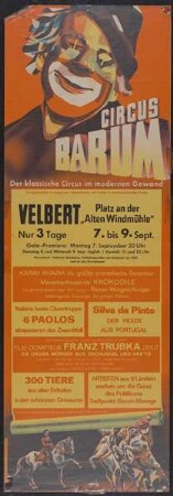 Circus Barum, Velbert, ohne Jahr
