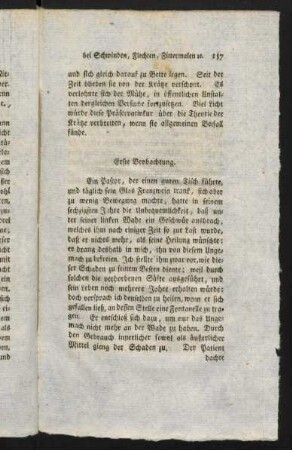 137-141, Erste - Vierte Beobachtung