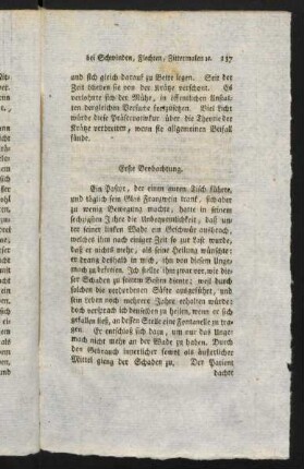 137-141, Erste - Vierte Beobachtung