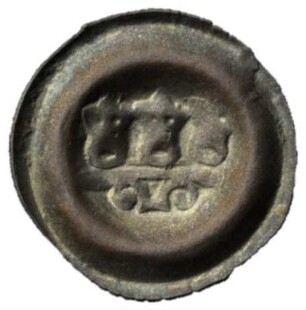 Fundmünze, Hohlheller, 16. Jh.