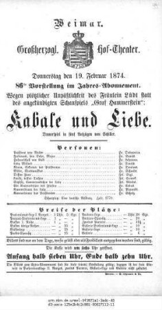 Kabale und Liebe