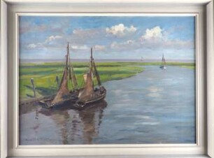 Hafen Altenbruch, um 1920 (K. O. Matthaei)