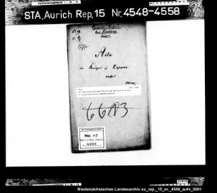 Die dem Johann Berends Theilen und dem Hinrich Wilken in Lopsum gestattete Schankwirtschaft