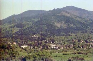 Badenweiler, Niederweiler: Blick von Westen, gegen Badenweiler und Niederweiler