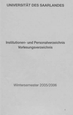 0114: WS 2005/2006