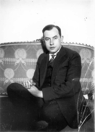 Porträt Hermann Richters, Ehemann der Fotografin