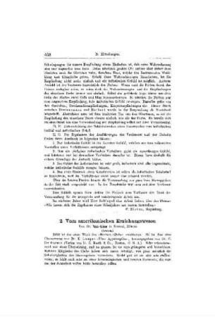 Vom amerikanischen Erziehungswesen : (Schluss)