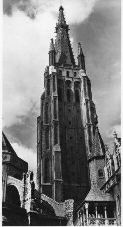 Turm der Liebfrauenkirche, Brügge, Flandern, Belgien