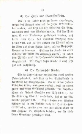 4) Die Lutherische Kirche.