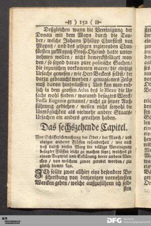 Das sechszehende Capitel.