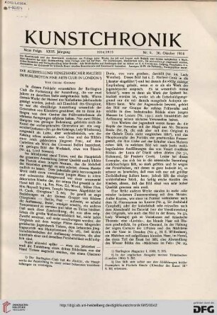 Heft 5 (30. Oktober 1914)