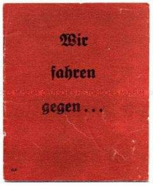 Illustrierte Propagandaschrift der Alliierten für die Bevölkerung im besetzten Dänemark (in Tarnumschlag)