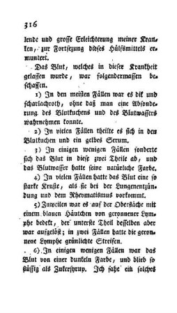 Beschaffenheit des Bluts.