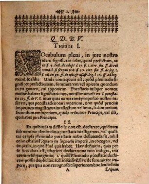 Disp. iur. de plenitudine potestatis