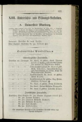 Unterrichts- und Bildungs-Anstalten