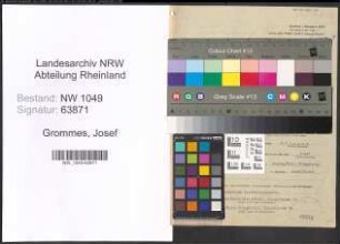 Entnazifizierung Josef Grommes , geb. 16.06.1916 (Lehrer)