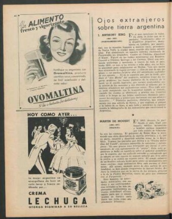 Ojos extranjeros sobre tierra argentina - J. Anthony King [y] Martin de Moussy
