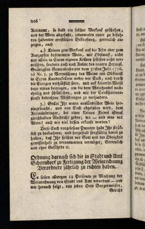 206-217, Ordnung darnach sich die in Stadt und Amt ...