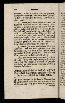 206-217, Ordnung darnach sich die in Stadt und Amt ...