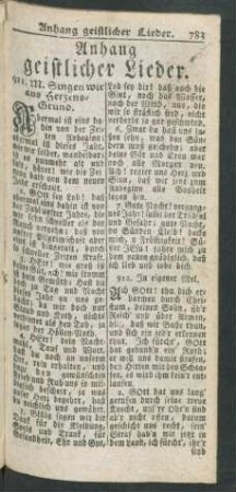 Anhang geistlicher Lieder