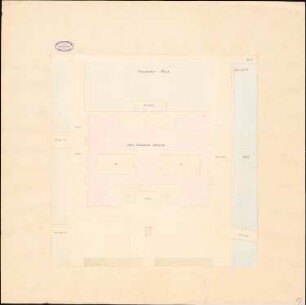 Preußisches Parlament, Berlin Schinkelwettbewerb 1859: Lageplan