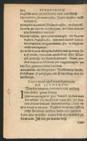 Caput quadragesimumseptimum. De Elementis.