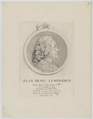 Bildnis des Jean Denis Lempereur