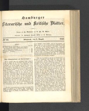 Ueber Monotheismus und Pantheismus
