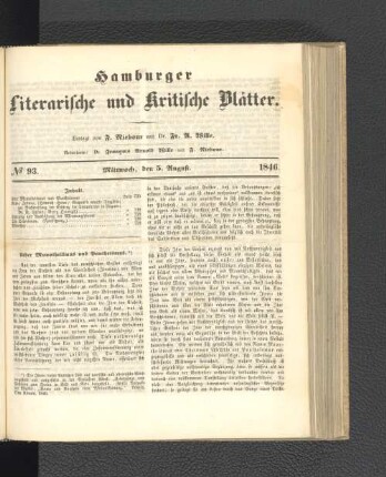 Ueber Monotheismus und Pantheismus