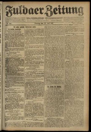 Ausgabe vom Montag, den 23. Juli 1917.
