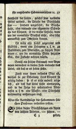Was für Rathschläge die Hebammen solchen Personen ertheilen sollen.